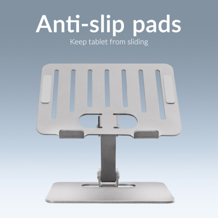 Mobilize Mobilize Foldable Aluminium Tablet Stand - Zilver
