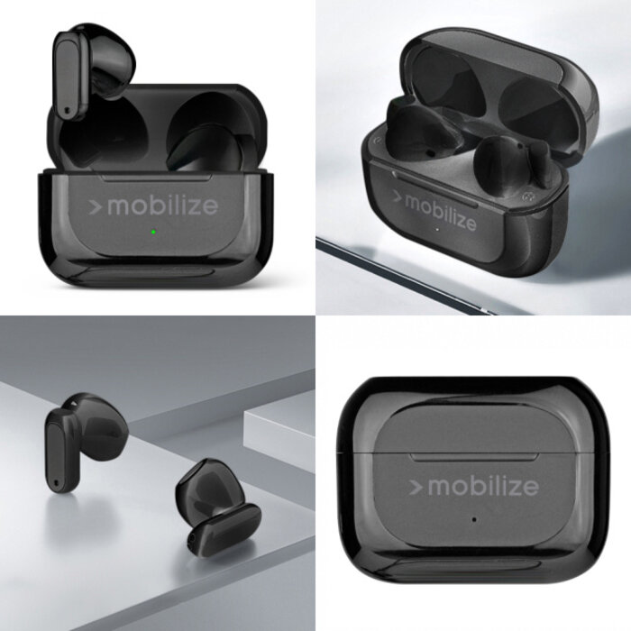 Mobilize Mobilize Bluetooth TWS Earbuds Mini Black - Draadloze Oordopjes