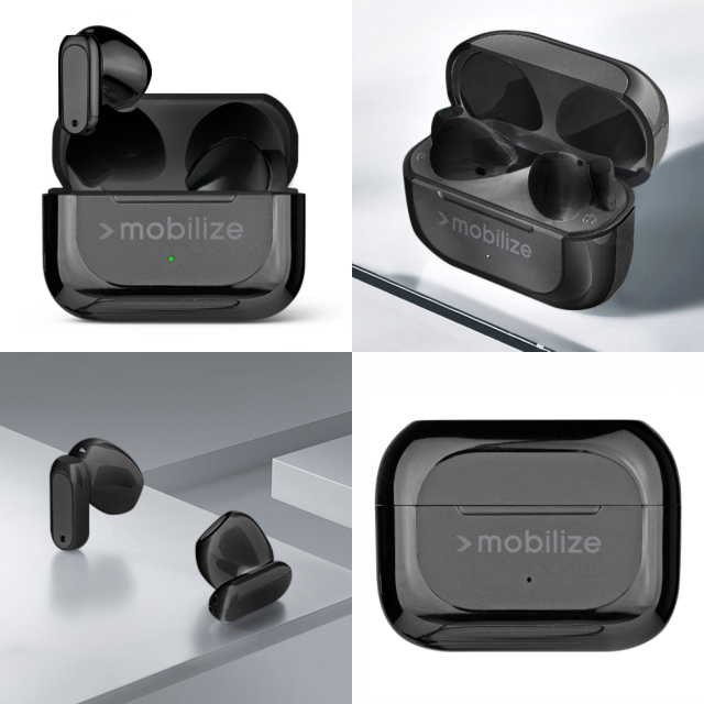 Mobilize Mobilize Bluetooth TWS Earbuds Mini Black - Draadloze Oordopjes