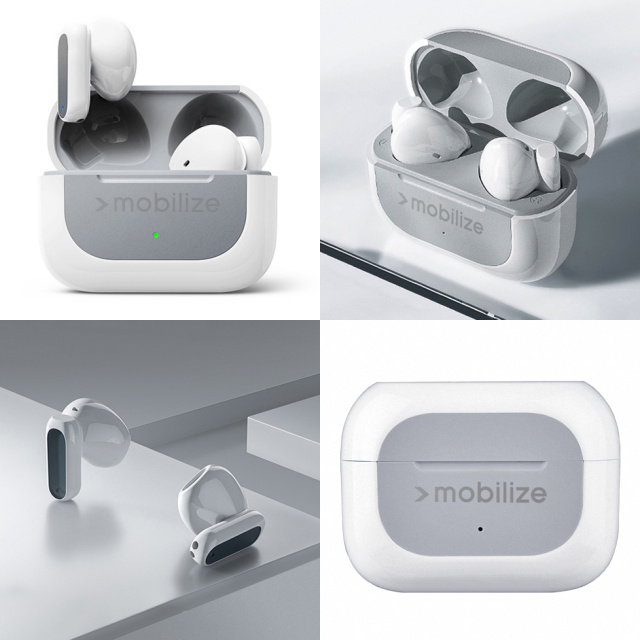 Mobilize Mobilize Bluetooth TWS Earbuds Mini Draadloze Oordopjes - Wit