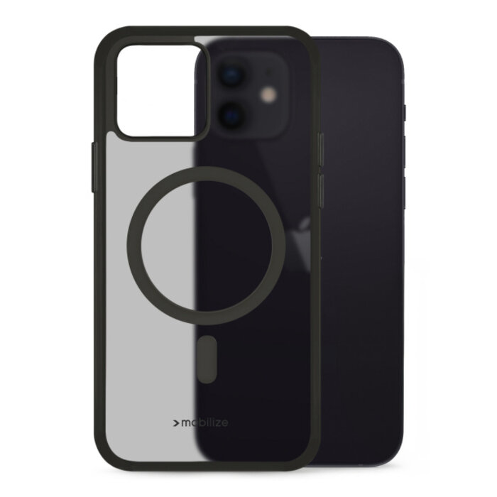 Mobilize Mobilize MagSafe Compatible Hybrid Pro Case Apple iPhone 12 / 12 Pro - Zwart
