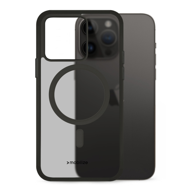 Mobilize Mobilize MagSafe Compatible Hybrid Pro Case Apple iPhone 14 Pro Max - Zwart
