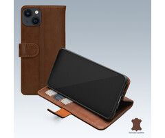 Mobilize Mobilize Leather Wallet Case voor Apple iPhone 13 Mini - Bruin