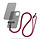 Mobilize Nylon Lanyard Telefoonkoord - Bordeaux (Universeel)