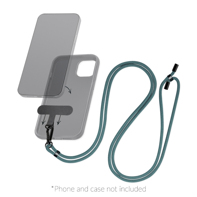 Mobilize Mobilize Universele Nylon Lanyard Telefoonkoord - Mint Green