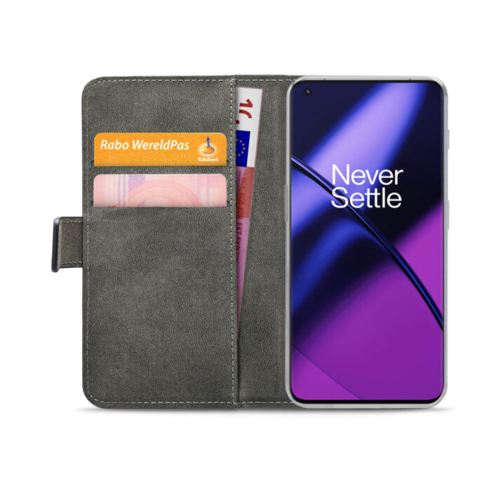 Mobilize Mobilize Classic Gelly Wallet Book Case OnePlus 11 Zwart