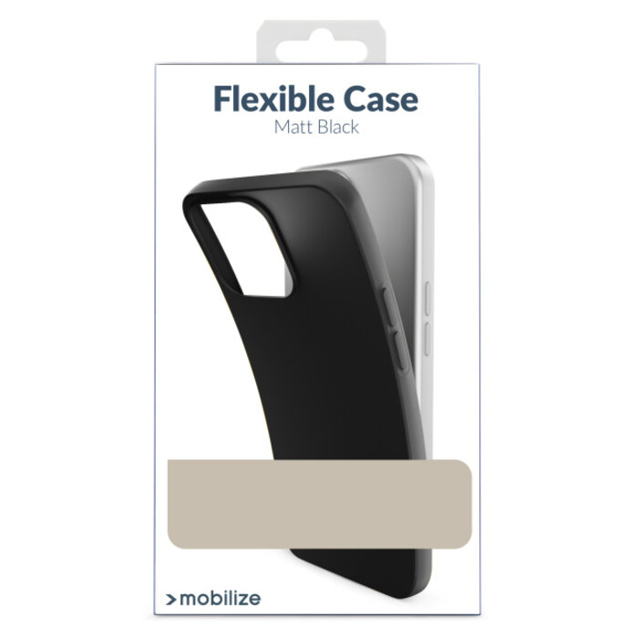 Mobilize Mobilize Rubber Gelly Case voor Samsung Galaxy A14 4G/5G - Mat Zwart