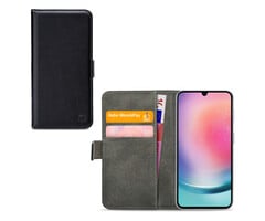 Mobilize Mobilize Classic Gelly Wallet Book Case Samsung Galaxy A24 4G Zwart