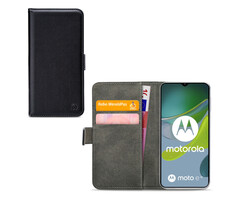 Mobilize Mobilize Classic Gelly Wallet Book Case voor Motorola Moto E13 4G - Zwart