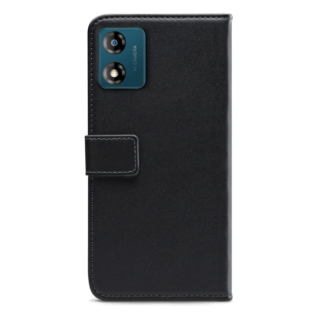 Mobilize Mobilize Classic Gelly Wallet Book Case voor Motorola Moto E13 4G - Zwart