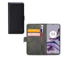 Mobilize Mobilize Classic Gelly Wallet Book Case Motorola Moto G13/G23 Zwart