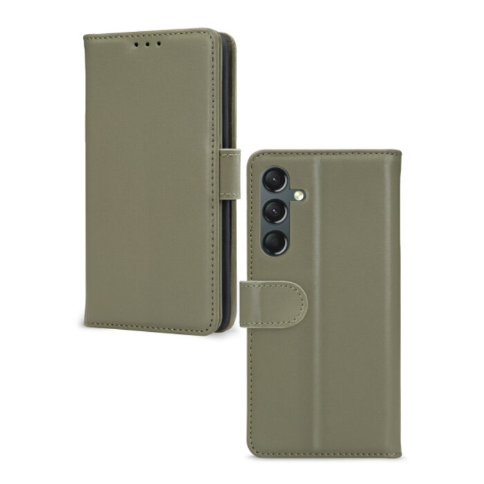 Mobilize Mobilize Premium Gelly Wallet Book Case Samsung Galaxy A24 4G - Groen