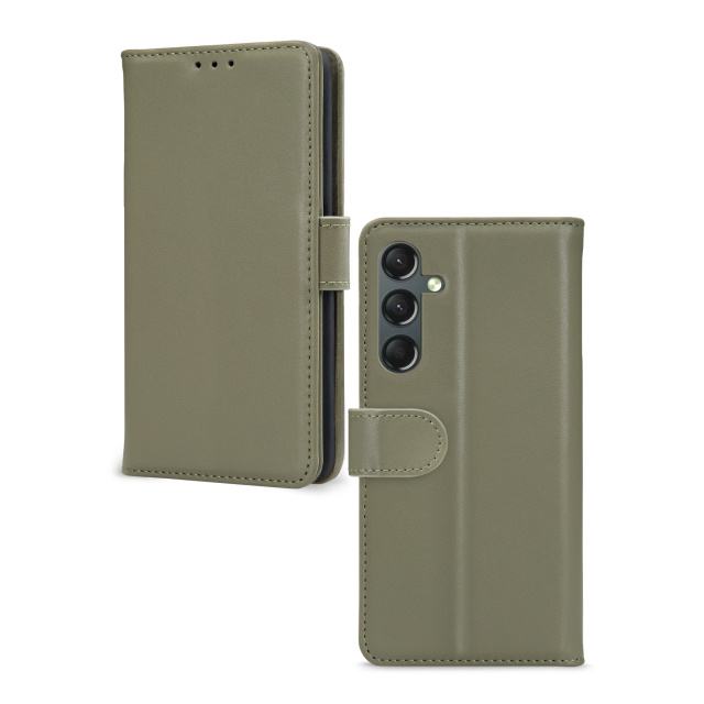 Mobilize Mobilize Premium Gelly Wallet Book Case Samsung Galaxy A24 4G - Groen