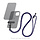 Mobilize Universeel Telefoonkoord Nylon - Blauw / Rood
