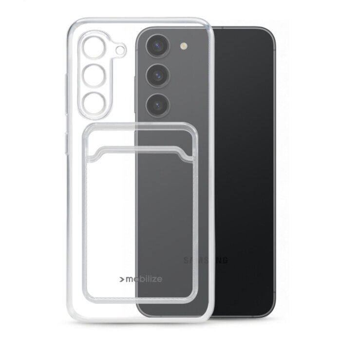 Mobilize Mobilize Gelly Card Case Samsung Galaxy S23+ 5G Transparant