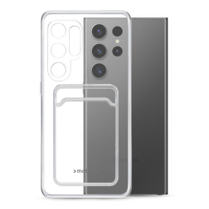 Mobilize Mobilize Gelly Card Case Samsung Galaxy S23 Ultra 5G - Transparant
