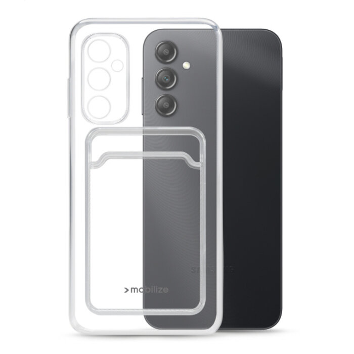 Mobilize Mobilize Gelly Card Case Samsung Galaxy A14 4G/5G Hoesje - Transparant