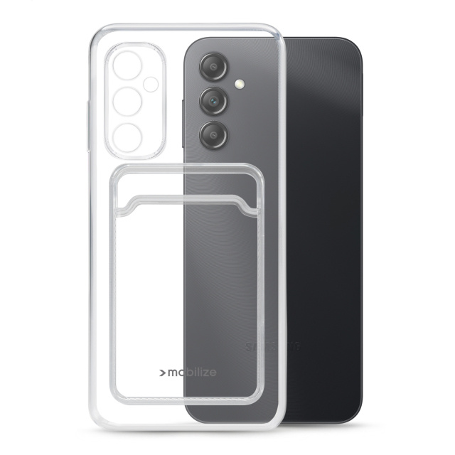 Mobilize Mobilize Gelly Card Case Samsung Galaxy A14 4G/5G Hoesje - Transparant