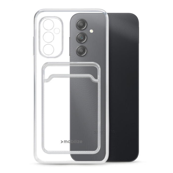 Mobilize Mobilize Gelly Card Case Samsung Galaxy A34 5G - Transparant met Pashouder
