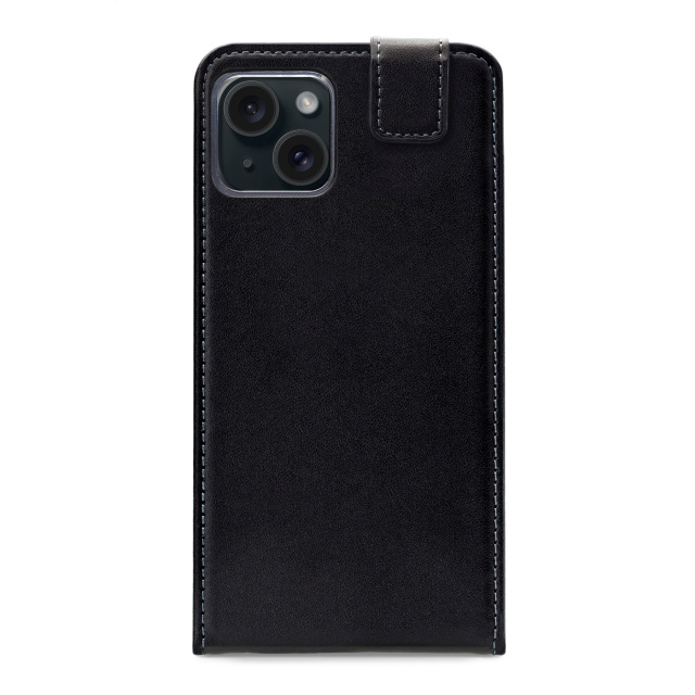 Mobilize Mobilize Classic Gelly Flip Case Apple iPhone 15 - Zwart