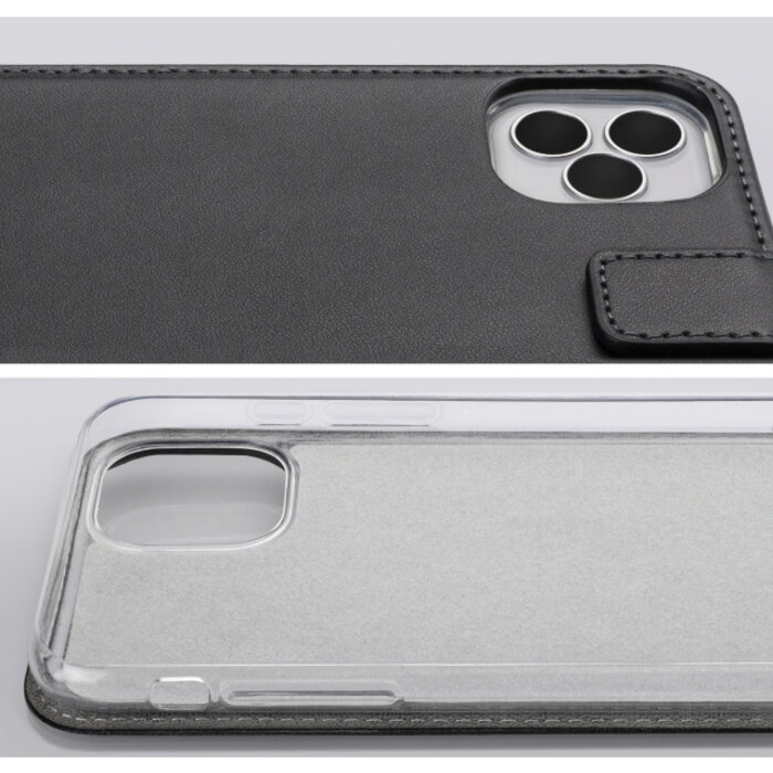 Mobilize Mobilize Classic Gelly Flip Case voor Apple iPhone 15 Pro - Zwart