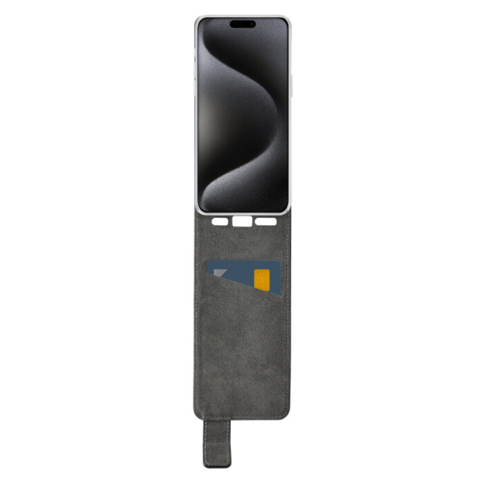 Mobilize Mobilize Classic Gelly Flip Case Apple iPhone 15 Pro Max - Zwart