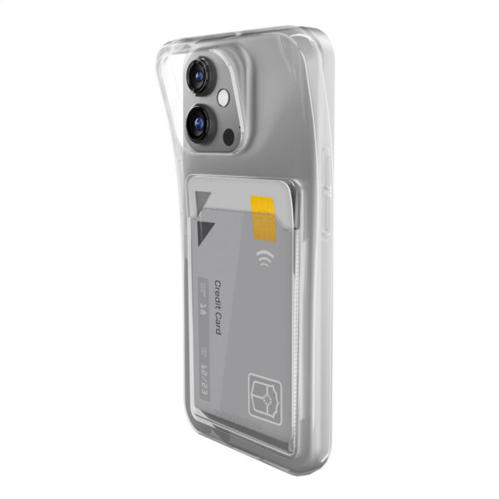 Mobilize Mobilize Gelly Card Case voor Apple iPhone 15 Plus - Transparant