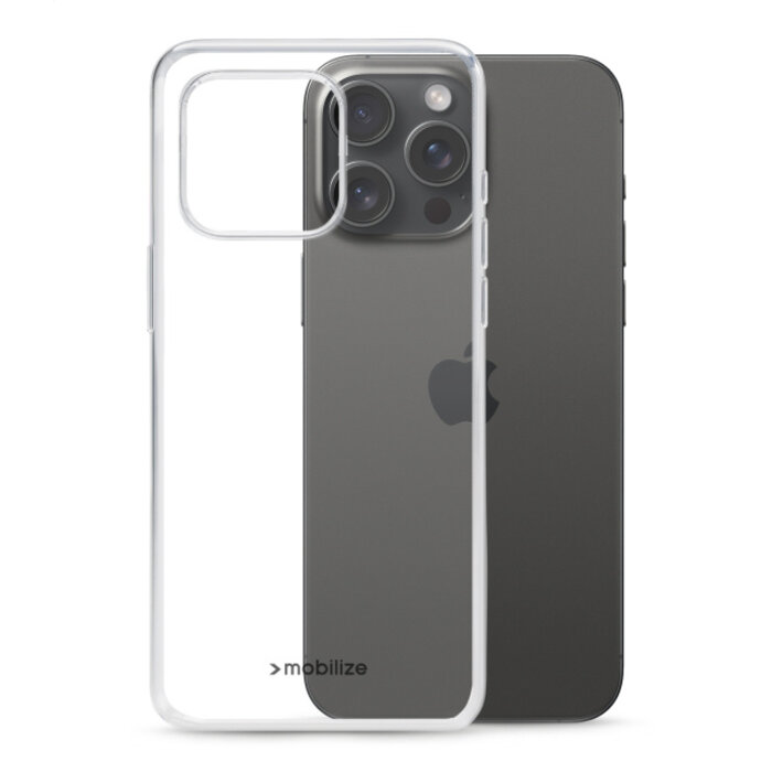 Mobilize Mobilize Gelly Case Apple iPhone 15 Pro Max Clear - Transparante Hoes