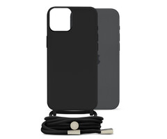 Mobilize Mobilize Lanyard Gelly Case voor Apple iPhone 15 Plus - Zwart