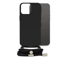 Mobilize Mobilize Lanyard Gelly Case - Apple iPhone 15 Pro Max - Zwart