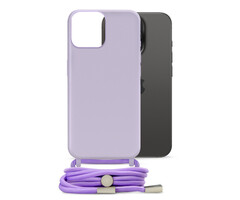 Mobilize Mobilize Lanyard Gelly Case Apple iPhone 15 Pro - Pastel Purple