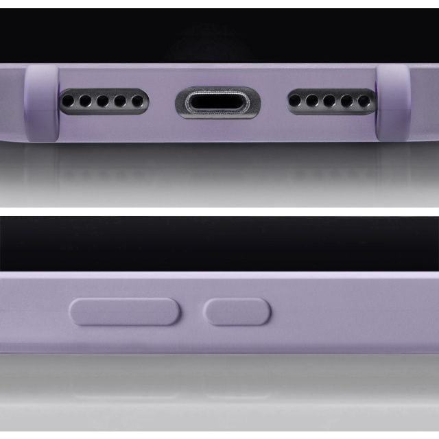 Mobilize Mobilize Lanyard Gelly Case voor Apple iPhone 15 Pro Max - Pastel Purple