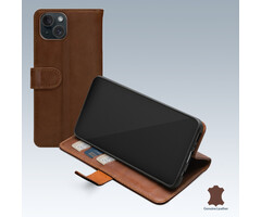 Mobilize Mobilize Leather Wallet Hoesje voor iPhone 13/14/15 - Bruin