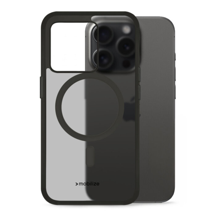Mobilize Mobilize MagSafe Hybrid Pro Case Apple iPhone 15 Pro - Zwart
