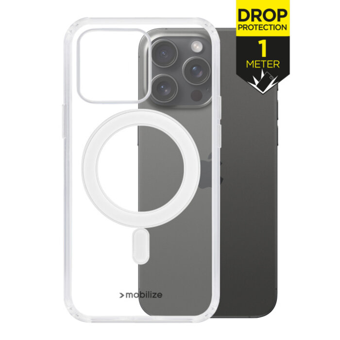 Mobilize Mobilize MagSafe Naked Protection Case - iPhone 15 Pro Max Transparant