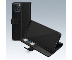 Mobilize Mobilize Premium Gelly Wallet Book Case voor iPhone 15 Plus - Zwart