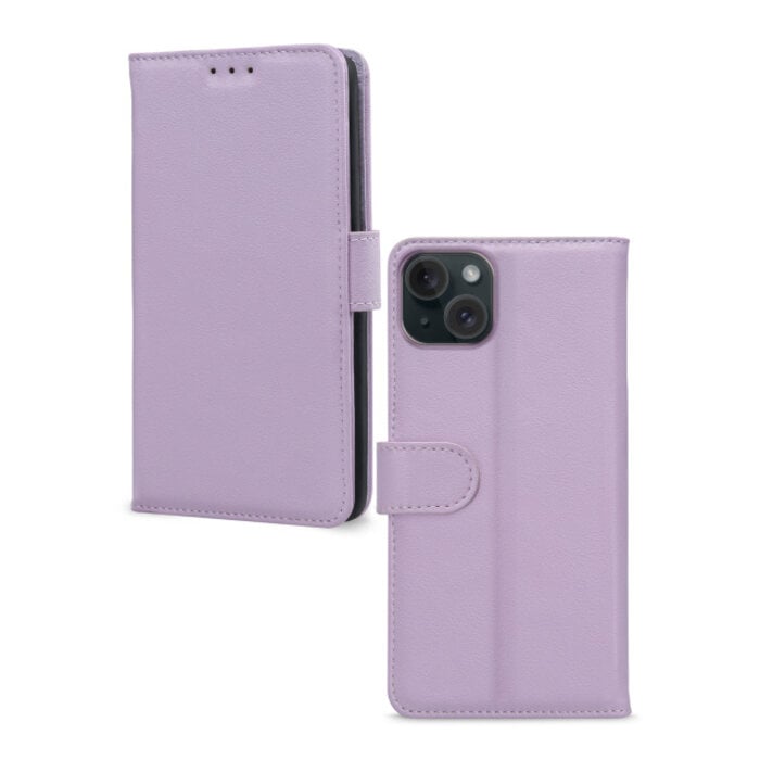 Mobilize Mobilize Premium Gelly Wallet Book Case Apple iPhone 15 Plus - Paars