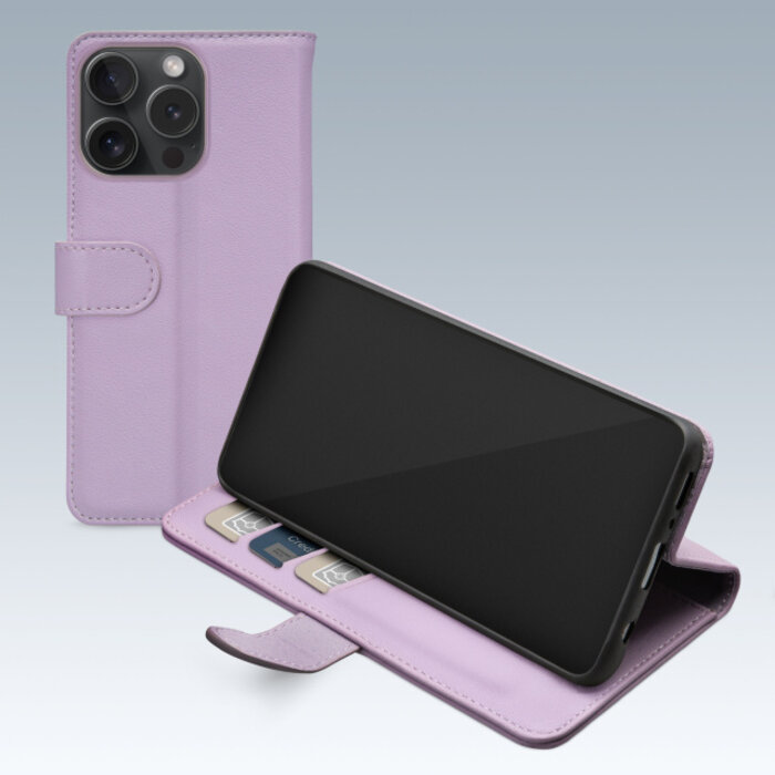 Mobilize Mobilize Premium Gelly Wallet Book Case Apple iPhone 15 Pro - Purple