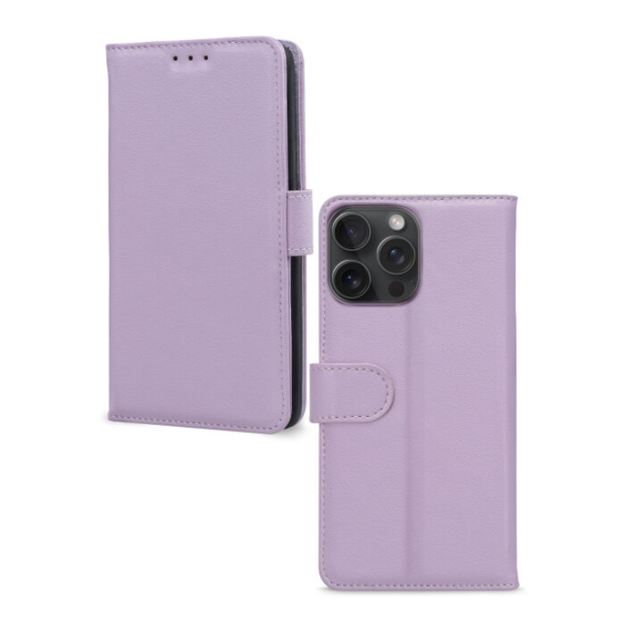 Mobilize Mobilize Premium Gelly Wallet Book Case Apple iPhone 15 Pro Max - Paars