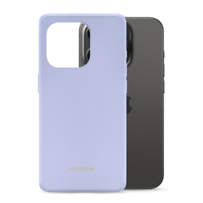 Mobilize Mobilize Rubber Gelly Case Apple iPhone 15 Pro Pastel Purple