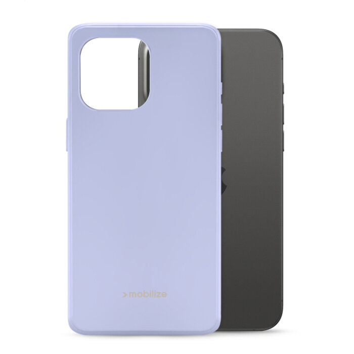 Mobilize Mobilize Rubber Gelly Case Apple iPhone 15 Pro Max - Pastel Purple