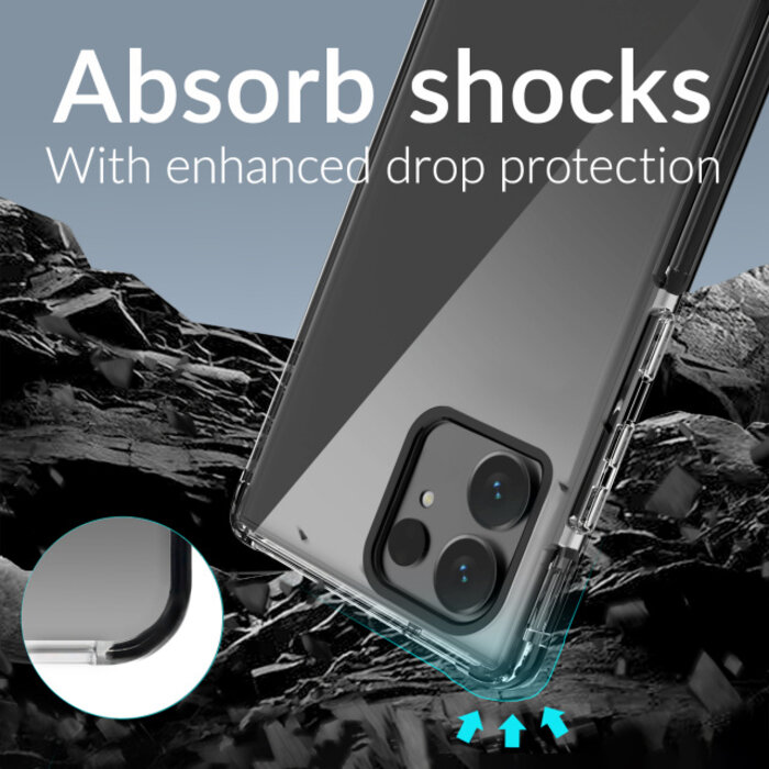 Mobilize Mobilize Shatterproof Case Apple iPhone 15 Plus - Zwart