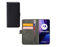 Mobilize Mobilize Classic Gelly Wallet Book Case voor Motorola Edge 40 - Zwart
