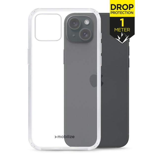 Mobilize Mobilize Naked Protection Case Apple iPhone 15 Plus - Transparant