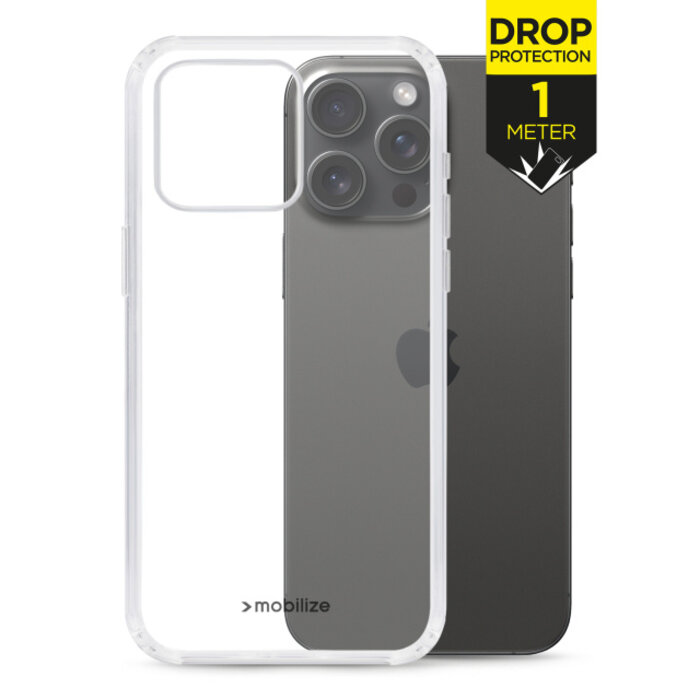 Mobilize Mobilize Naked Protection Case voor Apple iPhone 15 Pro Max - Clear