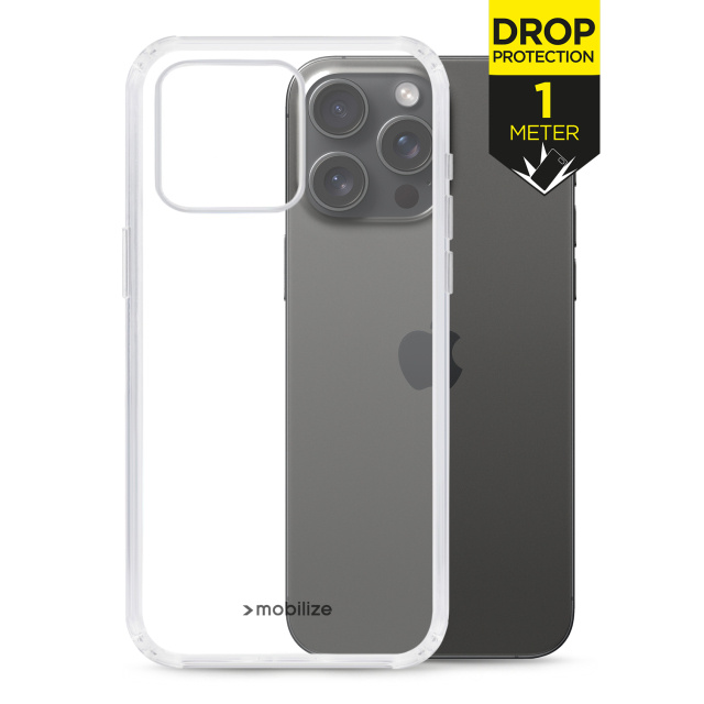 Mobilize Mobilize Naked Protection Case voor Apple iPhone 15 Pro Max - Clear