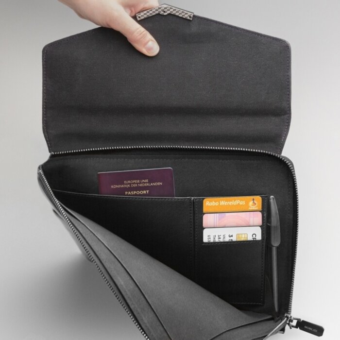 Mobilize Mobilize Elegant Universele Tablet Clutch - Black Croco