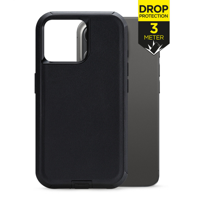Mobilize Mobilize Defender Case voor Apple iPhone 15 Pro - Zwart