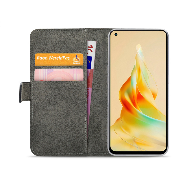 Mobilize Mobilize Classic Gelly Wallet Book Case OPPO Reno8 T 4G Black