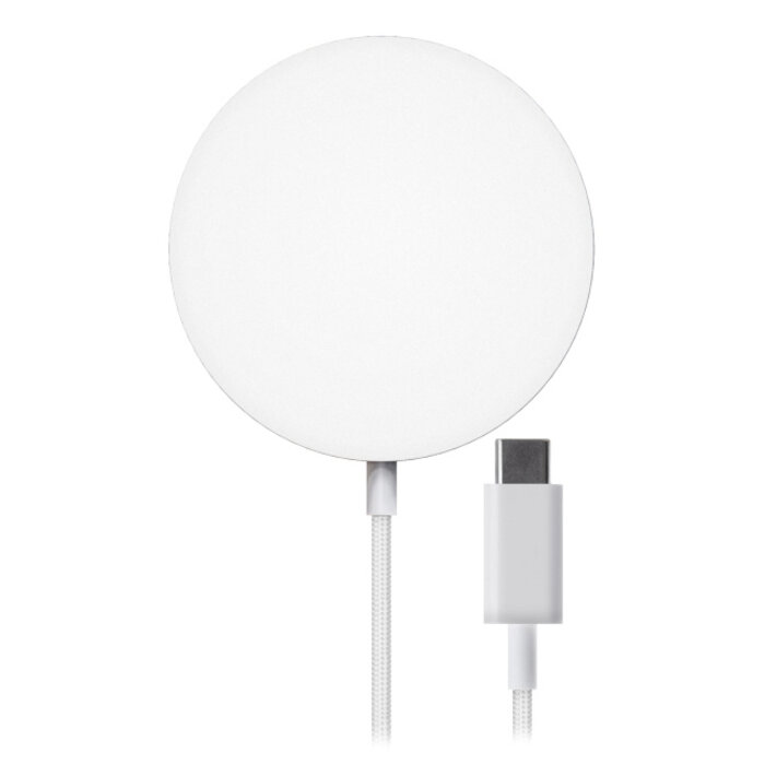 Mobilize Mobilize MagSafe Draadloze Oplader 15W - Wit Acryl